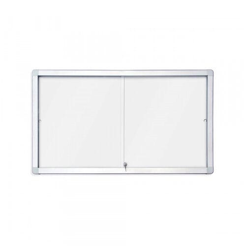 Rocada Tabla oglasna 8xA4, bela magnetna, klizna vrata, 94 x 68 Cene