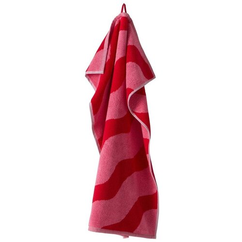 Jotex Crveni/ružičasti pamučan ručnik 50x70 cm Waves &amp;ndash; Slike