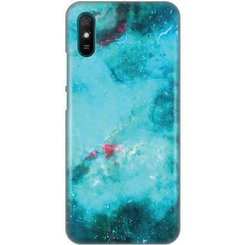  Silikonska maska za Xiaomi Redmi 9A Marbel Sky Print akvamarin Cene