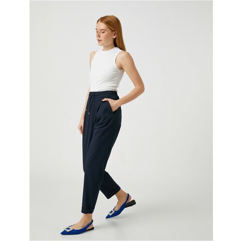 Koton Comfortable Trousers with Tie Waist and Pocket Slike