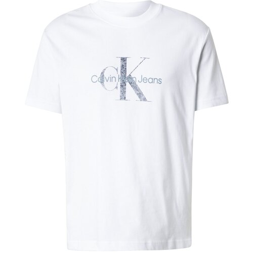 Calvin Klein Jeans Majica dimno modra / siva / črna / bela Cene