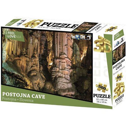 I Feel Slovenia 3D SESTAVLJANKA 500 kos - POSTOJNSKA JAMA Cene