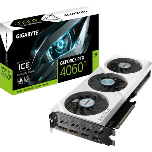 Gigabyte RTX 4060 Ti EAGLE OC ICE 8G GV-N406TEAGLEOC ICE-8GD Grafička karta Slike