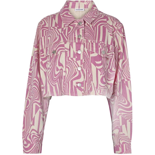 Noisy May Prehodna jakna 'Camella' pesek / pastelno lila