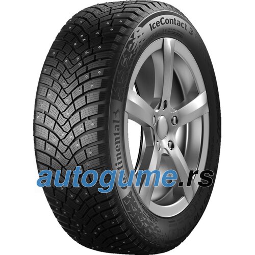 Continental IceContact 3 ( 225/55 R16 99T XL stavljenji spike-ovi DOT2021 ) zimska auto guma Slike