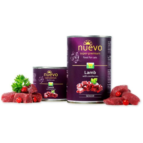 Nuevo Senior Grain Free za Mačke, Jagnjetina - 1,2 kg Slike