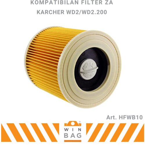 HEPA filter za KARCHER usisivače WD2/MV2/A2004/A2054/WD2200 Art. HFWB10 Cene
