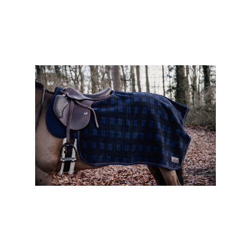 Kentucky Horsewear Jahalno pregrinjalo "Quadrat heavy fleece" karo - L Cene