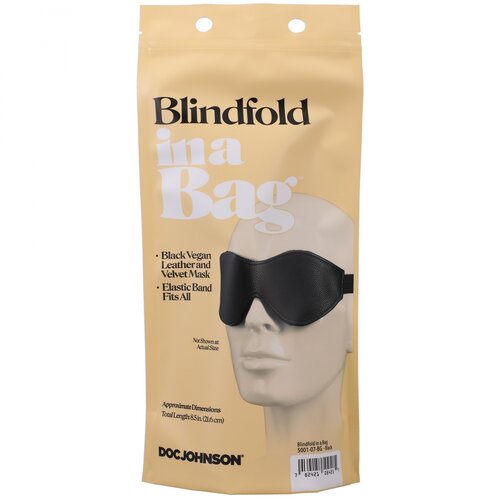 Doc Johnson in a Bag Blindfold Black Cene