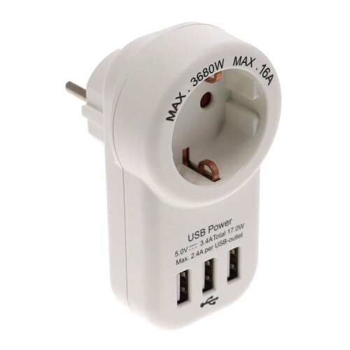 Master Utikač-T 1-izlaz + 3xUSB GES-309 Cijene