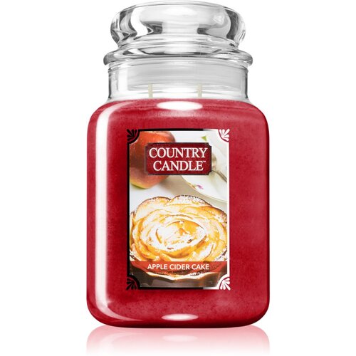 Country Candle Apple Cider Cake di&amp;scaron;eča sveča 652 g Slike