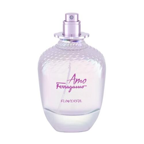 Ferragamo Amo Flowerful 100 ml toaletna voda tester za žene Slike