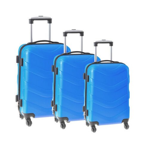  Rome, kofer, set 3 komada, ABS, plava 136 ( 110142 ) Cene