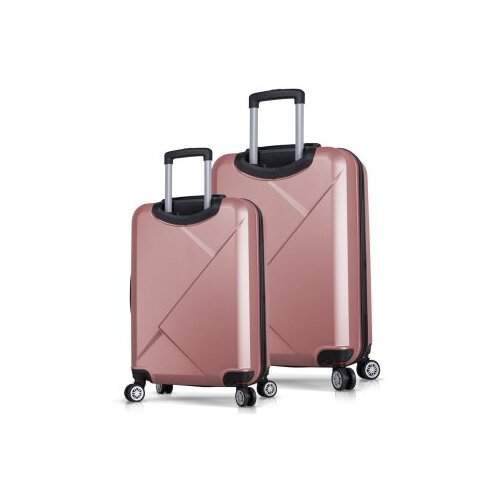 Lucky Bees Set kofera 6851, 2 dijela, Rose Gold Cene