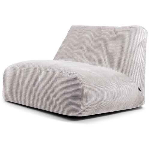 SLOWDOWN Svijetlo siva vreća za sjedenje od samta Sofa Tube – Cijene