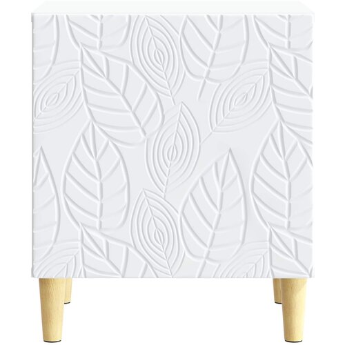  Noćni ormarić 2 pcs Bijela 43 x 34,5 x 50 cm Konstruirano drvo Slike