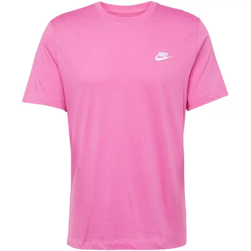 Nike Sportswear Majica 'Club' svijetloroza / bijela