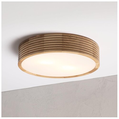 Brilagi LED plafonsko svetlo CARVALHO MODERN 2xE27/60W/230V prečnik 37,5 cm hrast Slike