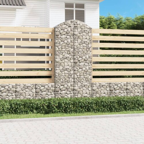  Gabionska košara s lukom 100x50x220/240 cm pocinčano željezo Cene