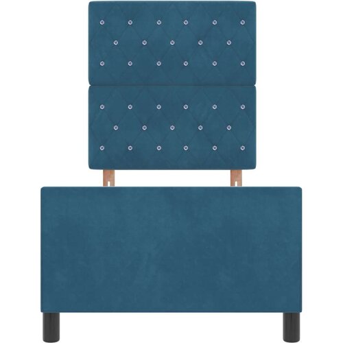 VidaXL krevet sa okvirom tamnoplavi 80x200 cm bar&amp;scaron;un Slike