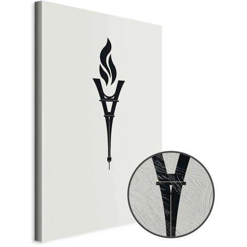  Slika - Torch Shaped Like an Inverted Eiffel Tower 80x120 Premium Print Cijene