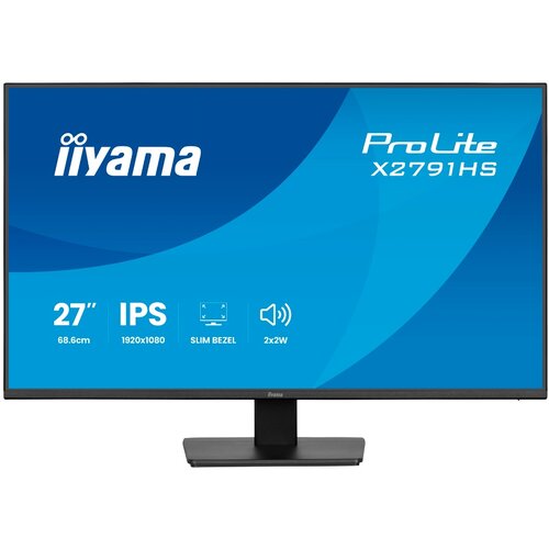Iiyama Monitor LED X2791HS-B1 27" IPS panel 1920x1080 120Hz 1ms MPRT 350cdm2 1500 1 Speakers HDMI DisplayPort X2791HS-B1 Cene