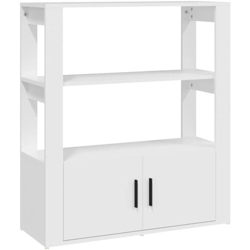Maison Chic Komoda - Predalnik bela 80x30x90 cm inženirski les, (21716272) Cene