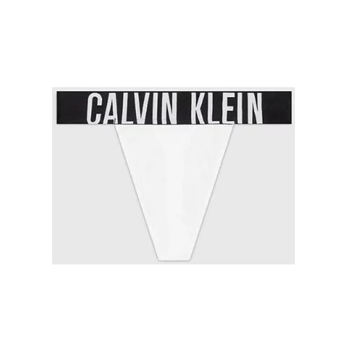Calvin Klein Jeans Spodnje hlače 000QF7638E100 THONG Bela