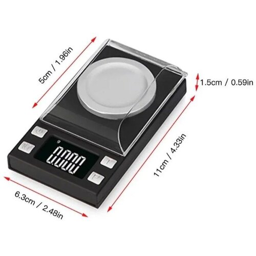  mini digitalna vaga visoke preciznosti 0.001 g &ndash; sa priborom Cene