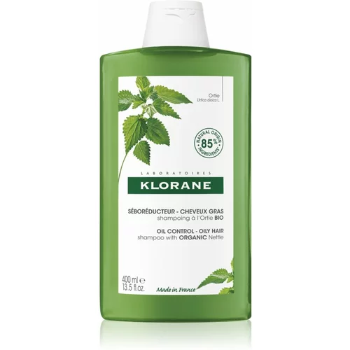 Klorane Nettle Oil Control šampon za mastne lase 400 ml za ženske
