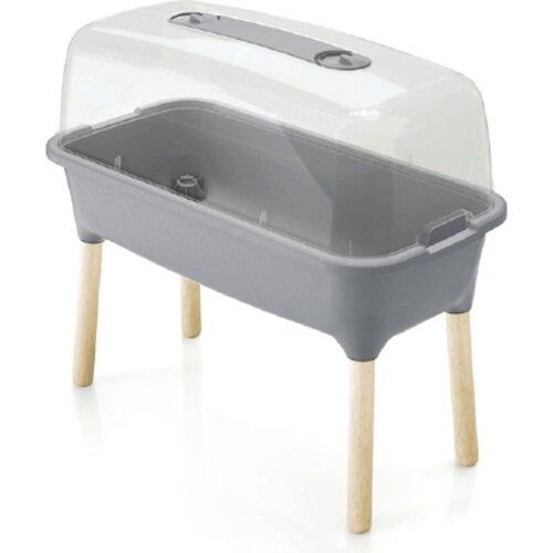 Prosperplast Respana Wood High Set - rastlinjak - svetlo siva Cene