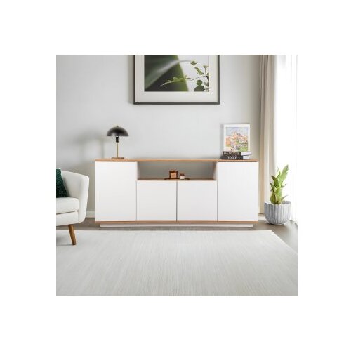 Hanah home komoda arista white atlantic pine Slike