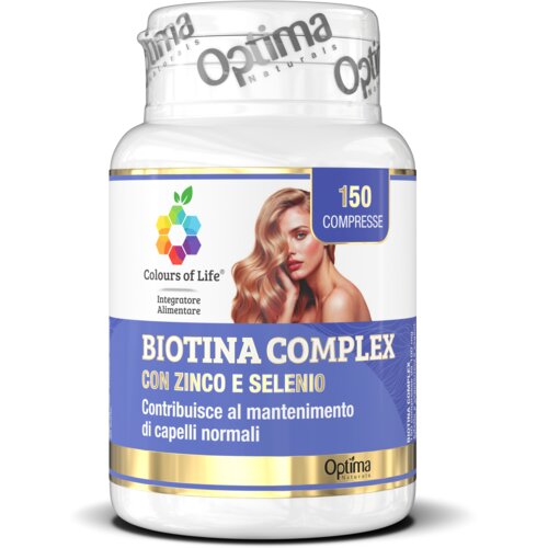 Optima Naturals Biotinski kompleks - 150 tabl. Slike