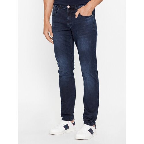 Petrol Industries Jeans hlače SEAHAM VTG Mornarsko modra Slim Fit Slike