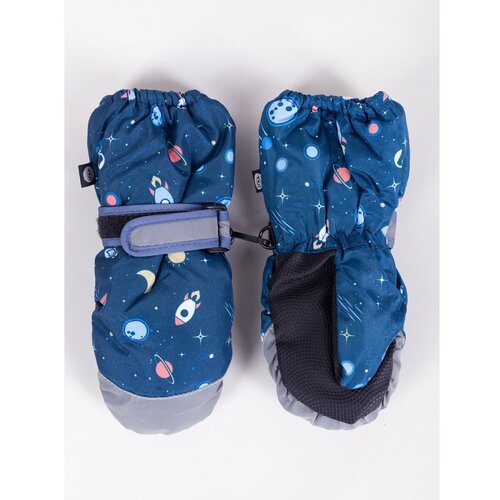 Yoclub Kids's Children's Winter Ski Gloves REN-0237C-A110 Navy Blue Slike