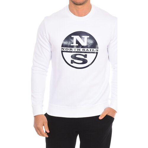North Sails Puloverji 9024130-101 Bela Cene