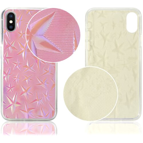  Maska za Samsung S10 Plus/ G975 Hologram 3D Star roze Cene