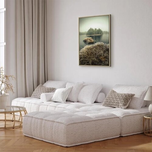  Slika - Autumn in the Wetlands (1 Part) Vertical 40x60 U prirodnom drvenom okviru Cijene