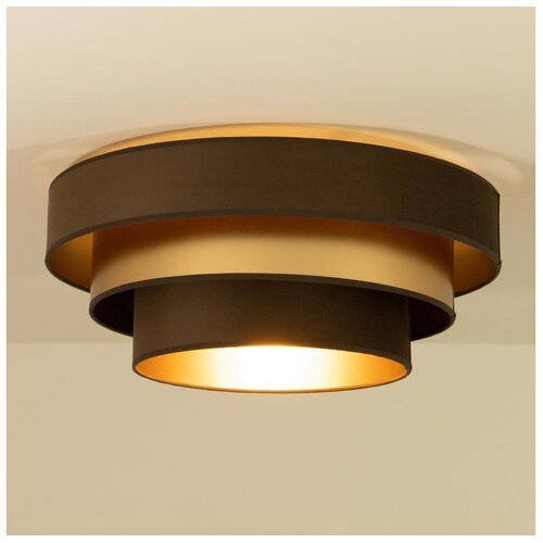  plafonsko svetlo wenta 1xE27/60W/230V &oslash; 50 cm braon/zlatno Cene