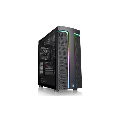 Thermaltake H590 TG ARGB Mid tower, 2x RGB strips, tempered glass, SPCC Slike