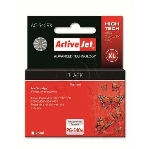 Activejet črno črnilo Canon PG-540XL AC-540RX Slike