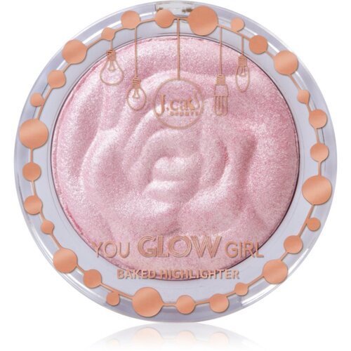 J.Cat Beauty You Glow Girl pečeni highlighter nijansa 106 Bella Rose 8.5 g Slike