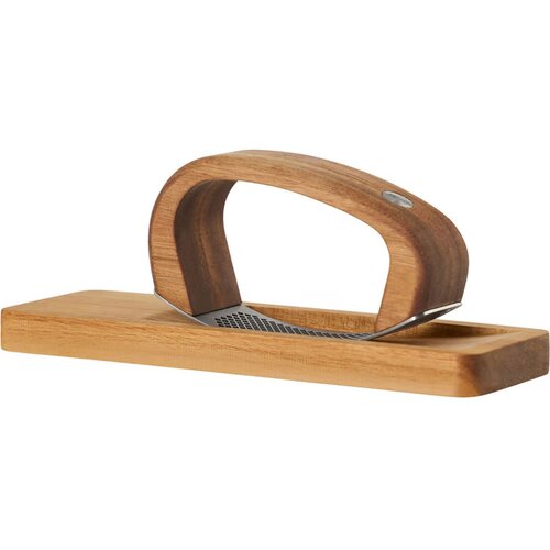 Adhoc stiskalec za česen Roccaalio 24x7,6x1,8cm, inox, les Cene