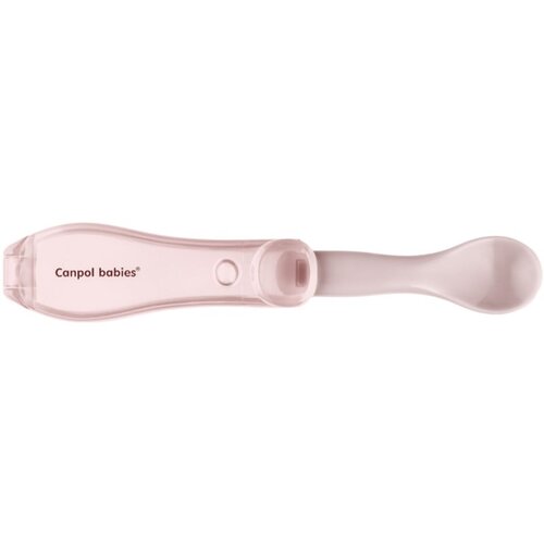 Canpol Travel Spoon zložljiva potovalna žlička Pink 1 kos Cene
