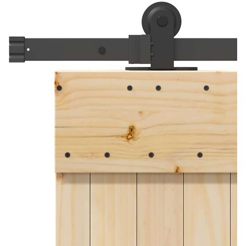 vidaXL Klizna vrata s priborom za montažu 80 x 210 cm masivna borovina Cene