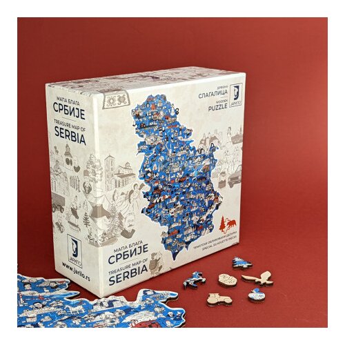  Puzzle mapa Srbije L 1/300 ( 15PUZ023 ) Cene