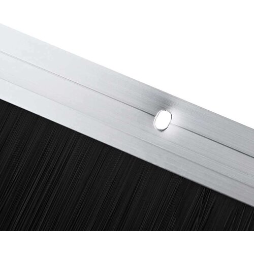  Držač četke za vrata 12 pcs Srebrno 100 cm Aluminijski legura Slike