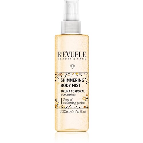 Revuele Shimmering Body Mist posvjetljujuća magla za tijelo nijansa Gold 200 ml Cijene