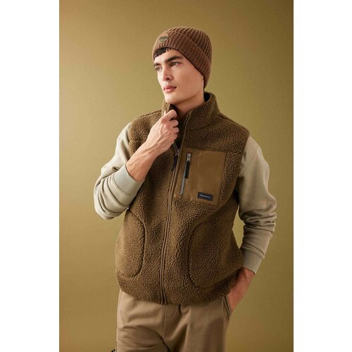 Defacto Discovery Channel Oversize Fit Stand-up Collar Vest Slike