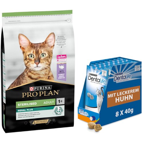 Pro Plan 10 kg PURINA + 8 x 40 g Dentalife Snacks gratis! - Adult bogata puretinom Slike